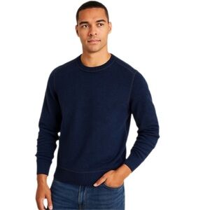 G.H. Bass & Co. Blue Crewneck Sweater, M